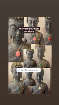 active buddha necklace